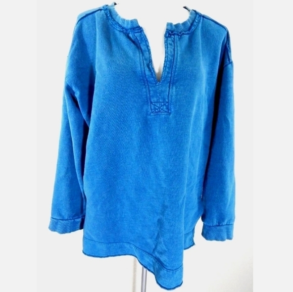 Pilcro Anthropologie Split Hem Sweatshirt - Picture 1 of 3